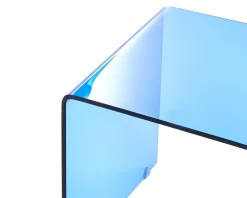 Set di 2 tavolini KENDALL Vetro temperato Blu