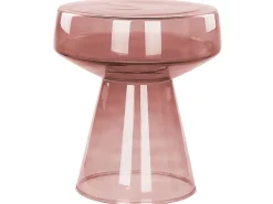 Set di 2 tavolini LAGUNA/CALDERA Vetro Rosso