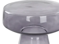 Set di 2 tavolini LAGUNA/CALDERA Vetro Grigio