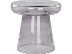 Set di 2 tavolini LAGUNA/CALDERA Vetro Grigio