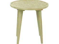 Set di 2 tavolini MAHARO Legno di mango Verde chiaro