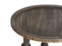 Set di 2 tavolini MARNOO Legno di mango Marrone scuro