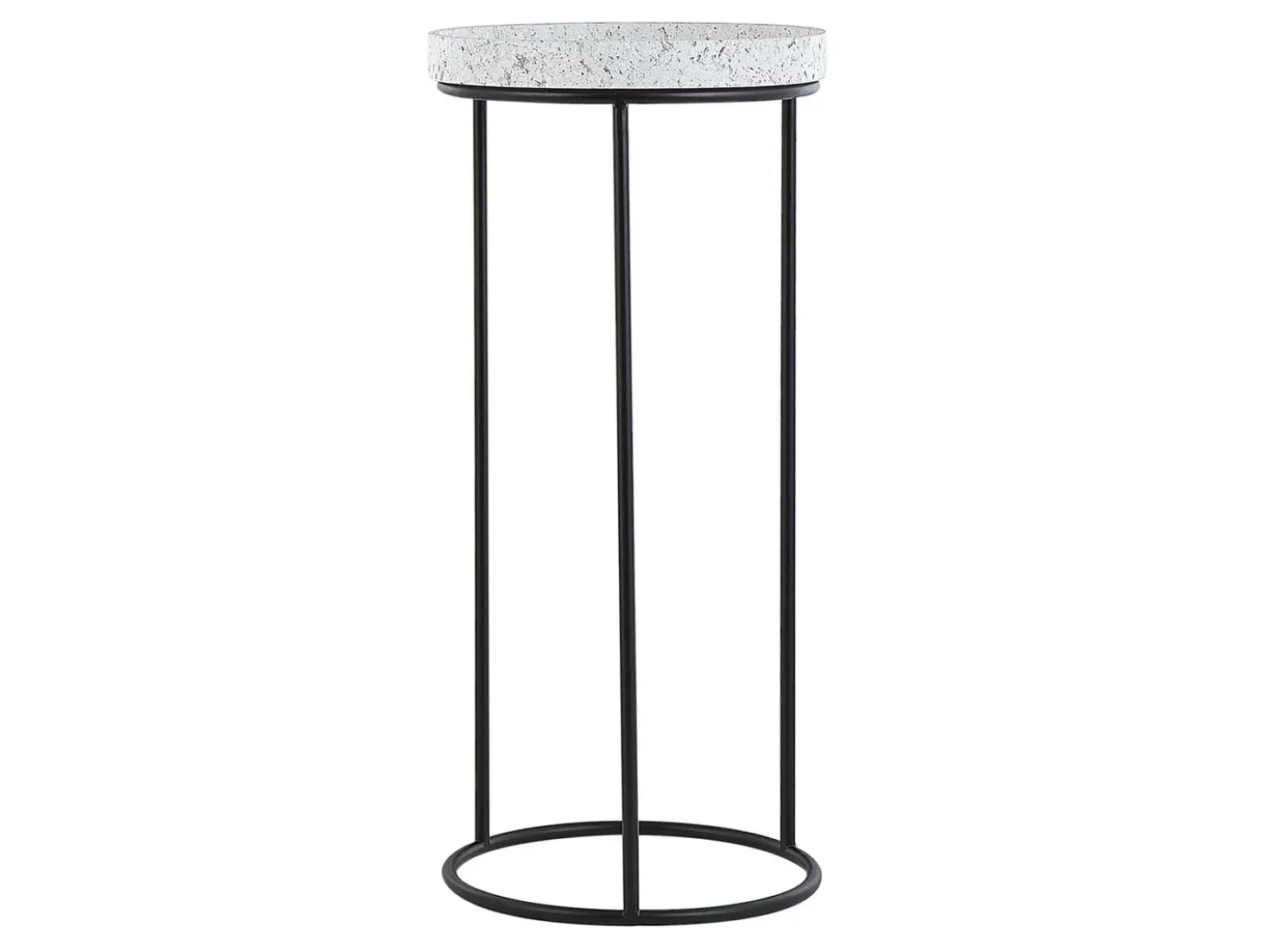 Set di 3 tavolini TEXON Nero