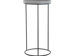 Set di 3 tavolini TEXON Nero