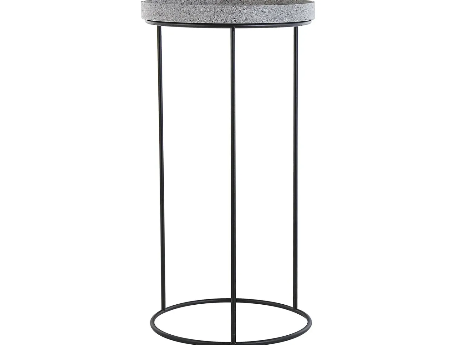 Set di 3 tavolini TEXON Nero