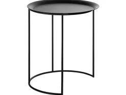 Set di 2 tavolini TWINS Metallo Nero