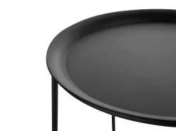 Set di 2 tavolini TWINS Metallo Nero