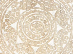 Set di 2 tavolini UDAY Legno di mango Bianco