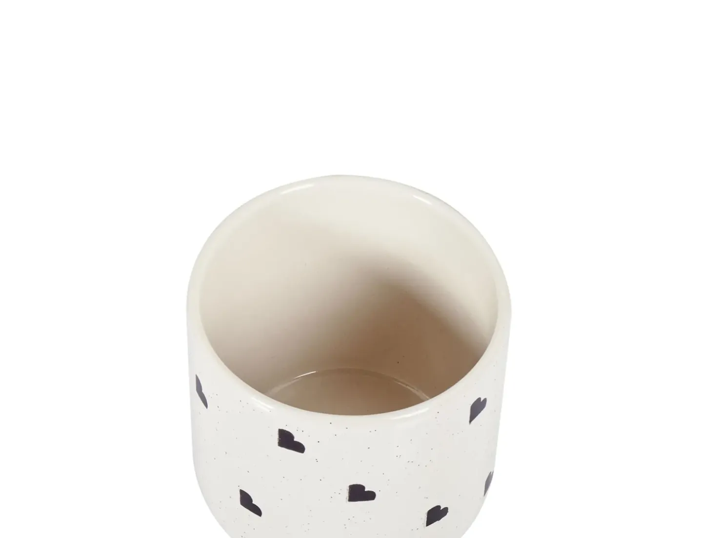 Set di 4 tazze ANNISE Gres porcellanato Bianco sporco