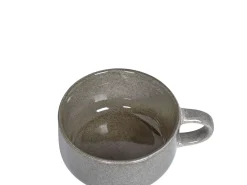 Set di 8 tazze con piattini COSTMARY Gres porcellanato Grigio