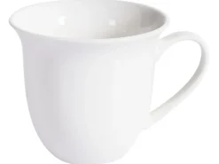 Set di 8 tazze con piattini ELDERBERRY Porcellana Bianco