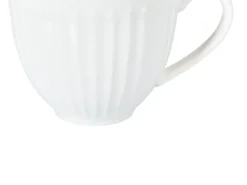 Set di 4 tazze con piattini COWSLIP Porcellana Bianco