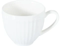 Set di 4 tazze con piattini COWSLIP Porcellana Bianco