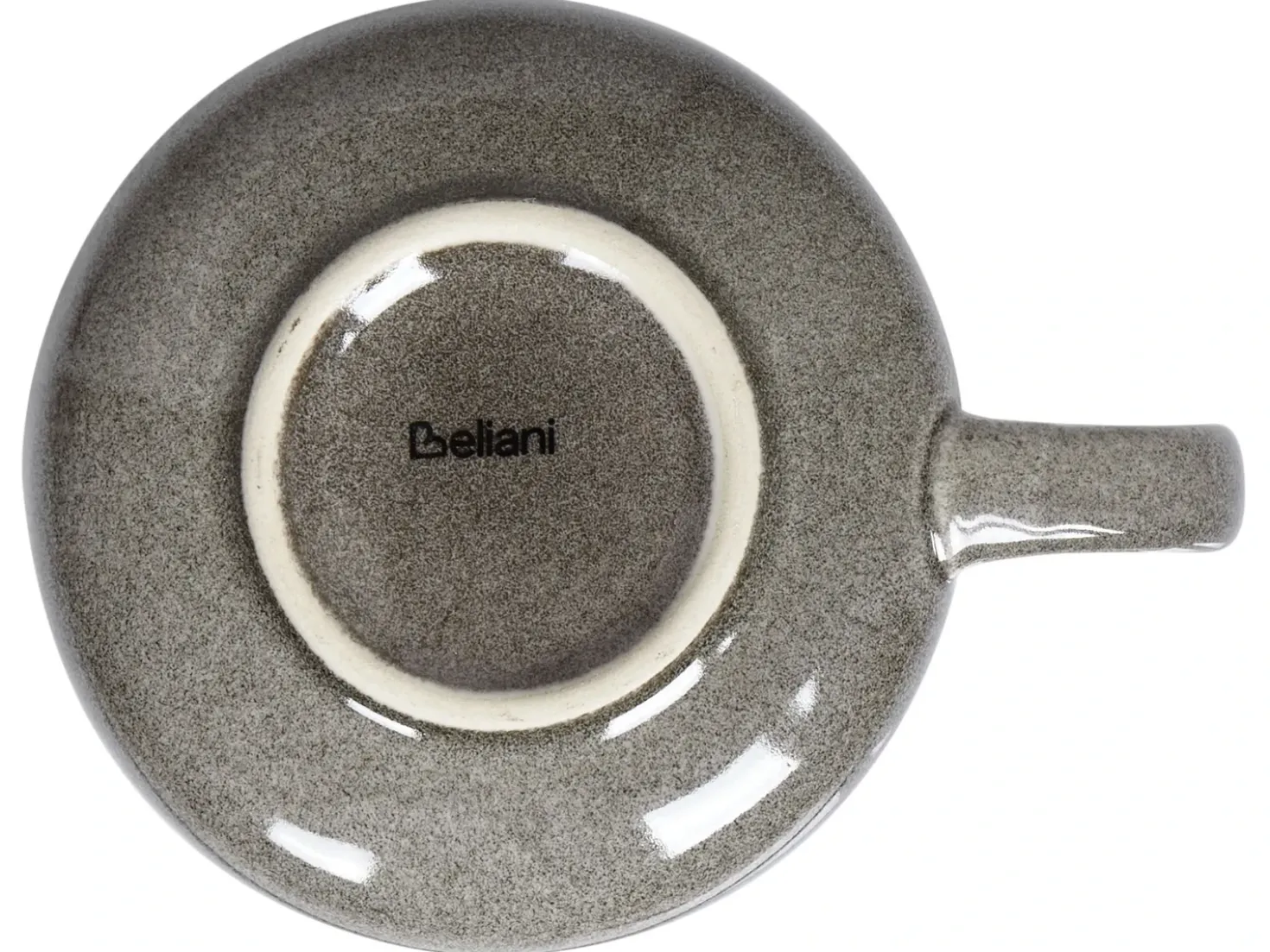 Set di 4 tazze con piattini COSTMARY Gres porcellanato Grigio