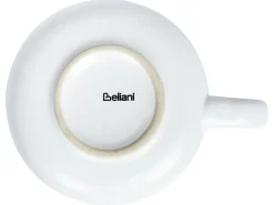 Set di 8 tazze con piattini SESAME Gres porcellanato Bianco sporco