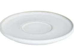 Set di 4 tazze con piattini SESAME Gres porcellanato Bianco sporco
