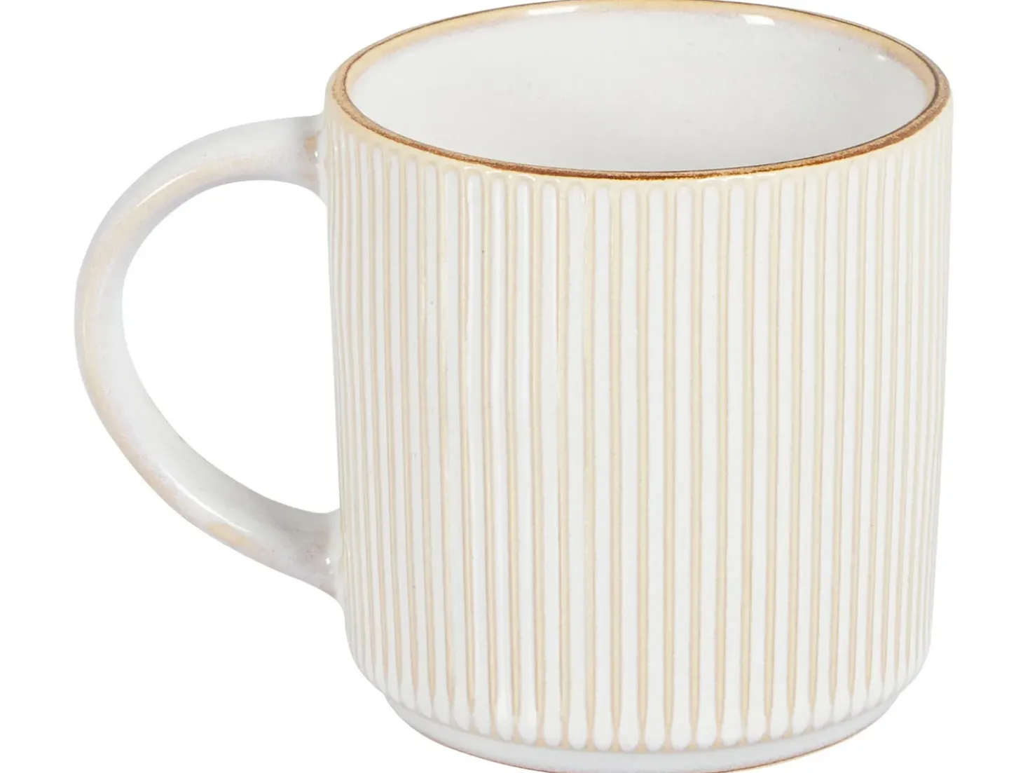 Set di 4 tazze MUGWORT Gres porcellanato Beige chiaro