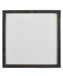 Set di 3 tele APESIKA Motivo naturale 30 x 30 cm Oro