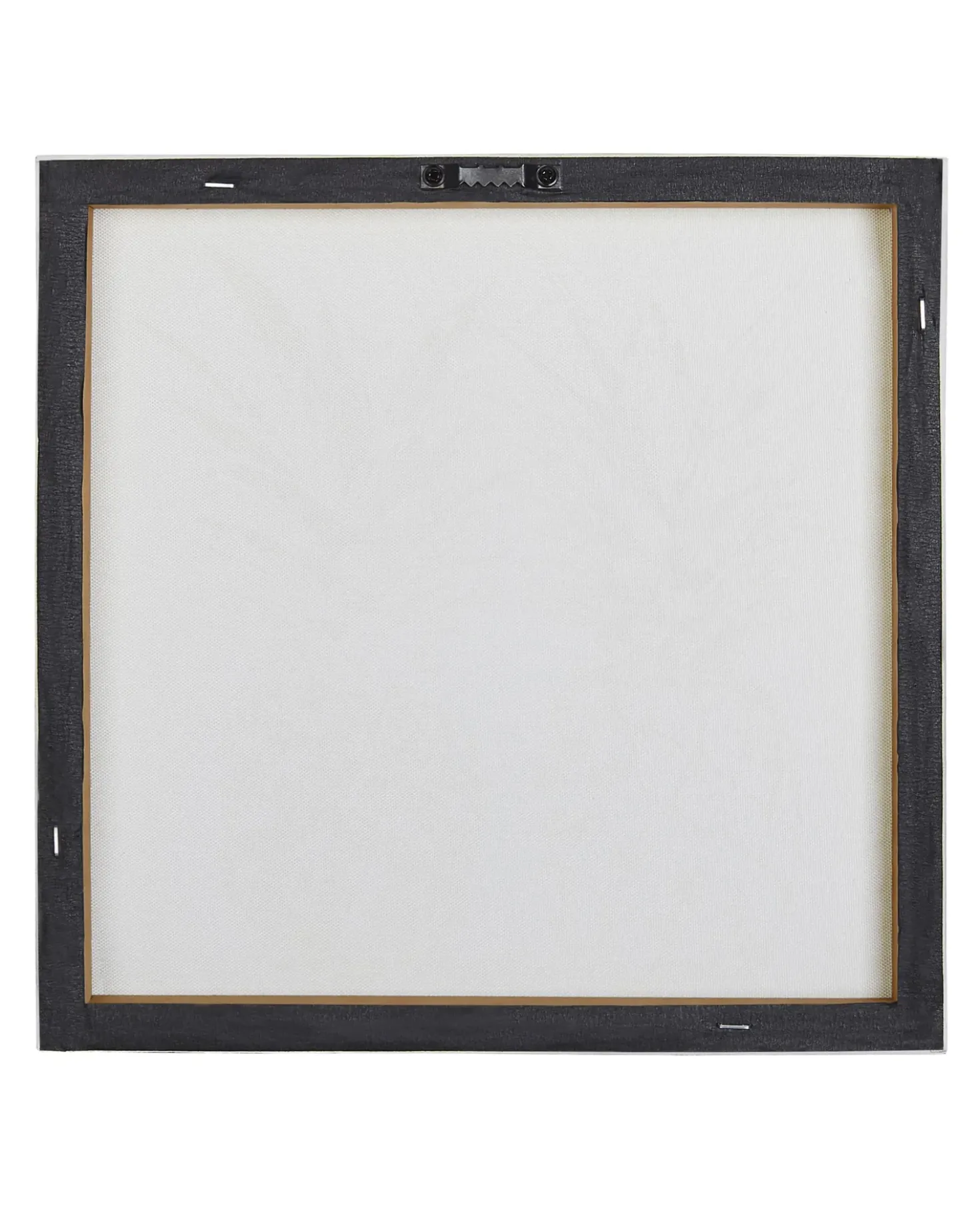 Set di 3 tele APESIKA Motivo naturale 30 x 30 cm Oro