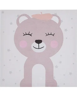 Set di 4 tele BOMBI Motivo per bambini 30 x 30 cm Multicolore