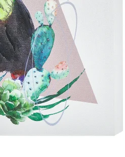 Set di 3 tele MENAKA Motivo animale 30 x 30 cm Multicolore