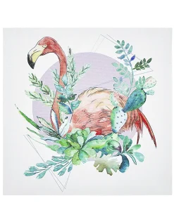 Set di 3 tele MENAKA Motivo animale 30 x 30 cm Multicolore