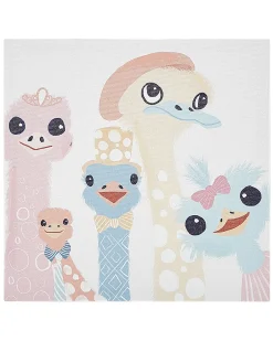 Set di 3 tele TILLIA Motivo animale 30 x 30 cm Multicolore