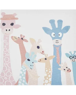 Set di 3 tele TILLIA Motivo animale 30 x 30 cm Multicolore