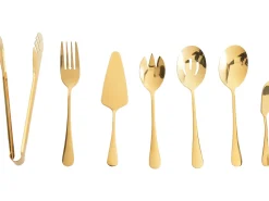 Set di 7 utensili da cucina ZITI Oro