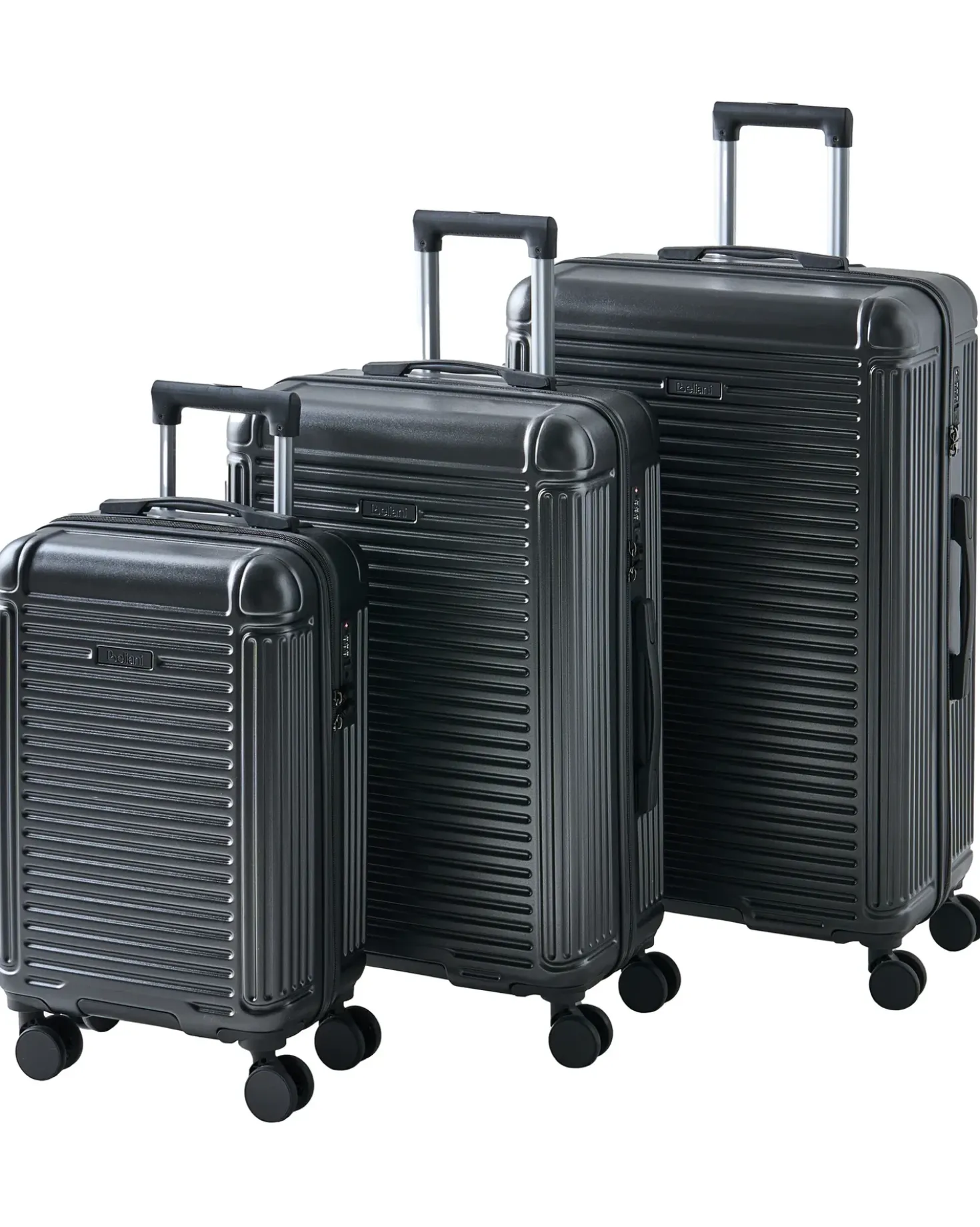Set di 3 valigie rigide MYNTIS Grigio scuro