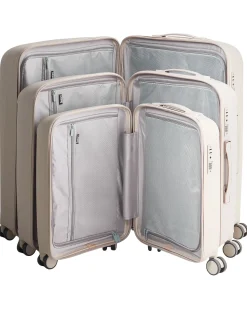 Set di 3 valigie rigide TONSAI Beige chiaro