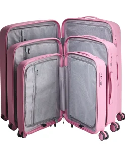 Set di 3 valigie rigide TONSAI Rosa