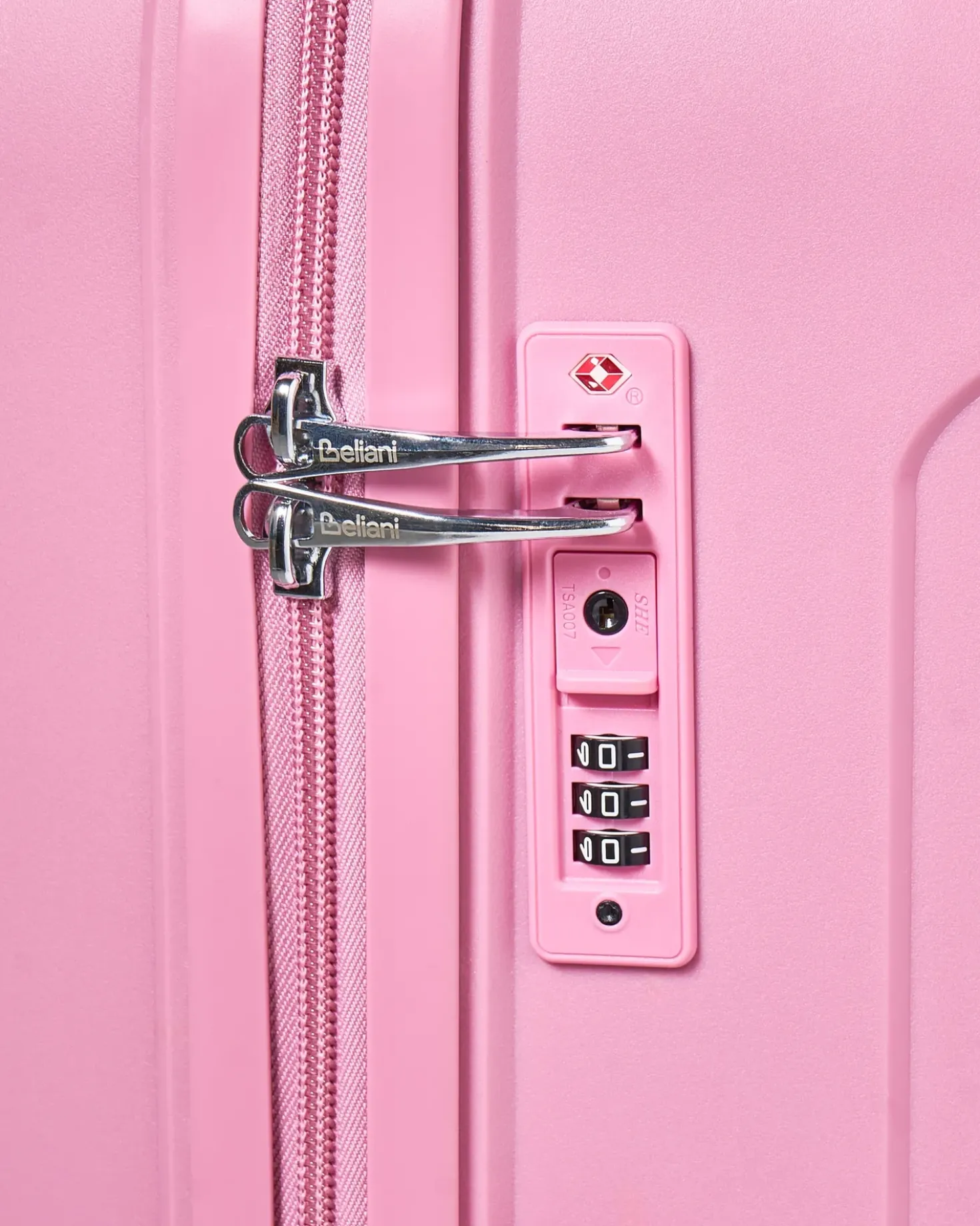 Set di 3 valigie rigide TONSAI Rosa