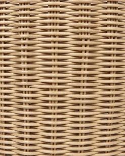 Set di 3 vasi da fiori in vimini PENDULA Rattan sintetico (PE) 33/37/45 cm Naturale