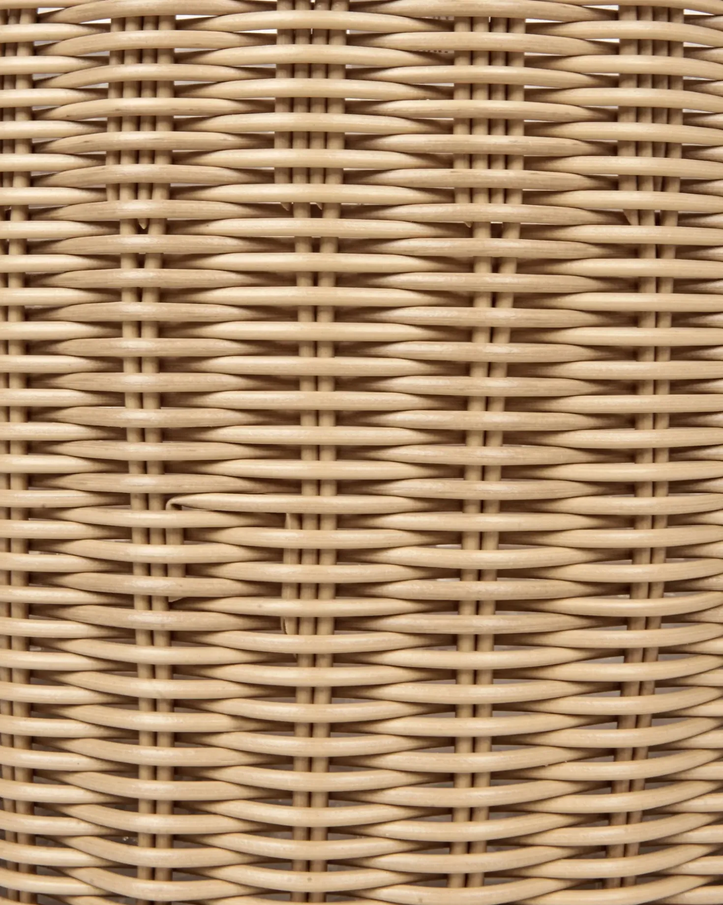 Set di 3 vasi da fiori in vimini PENDULA Rattan sintetico (PE) 33/37/45 cm Naturale