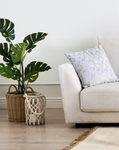 Set di 3 vasi da fiori in vimini PENDULA Rattan sintetico (PE) 33/37/45 cm Naturale