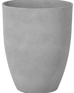 Set di 2 vasi per piante CROTON 43 cm Grigio