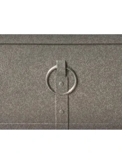 Set di 2 vasi per piante PORIA 60 cm Grigio