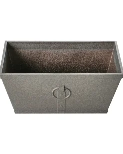 Set di 2 vasi per piante PORIA 60 cm Grigio