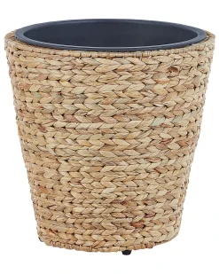 Set di 3 vasi per piante PLAKA Giacinto d'acqua 29/37/49 cm Naturale