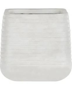 Set di 3 vasi per piante PARIKIA 50/38/28 cm Bianco sporco