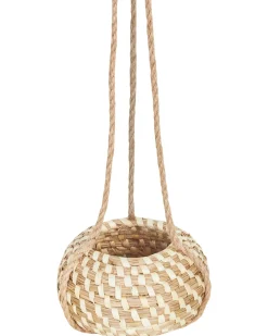 Set di 2 vasi per piante REMORA Alghe marine 22/14 cm Naturale