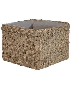 Set di 3 vasi per piante RIVULINE Alghe marine 23/27/30 cm Naturale