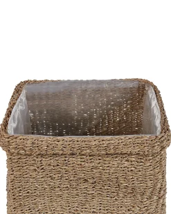 Set di 3 vasi per piante RIVULINE Alghe marine 23/27/30 cm Naturale