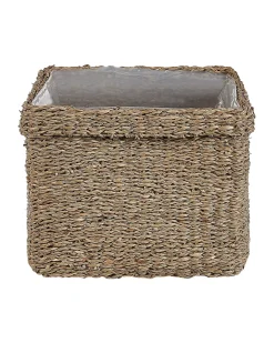 Set di 3 vasi per piante RIVULINE Alghe marine 23/27/30 cm Naturale