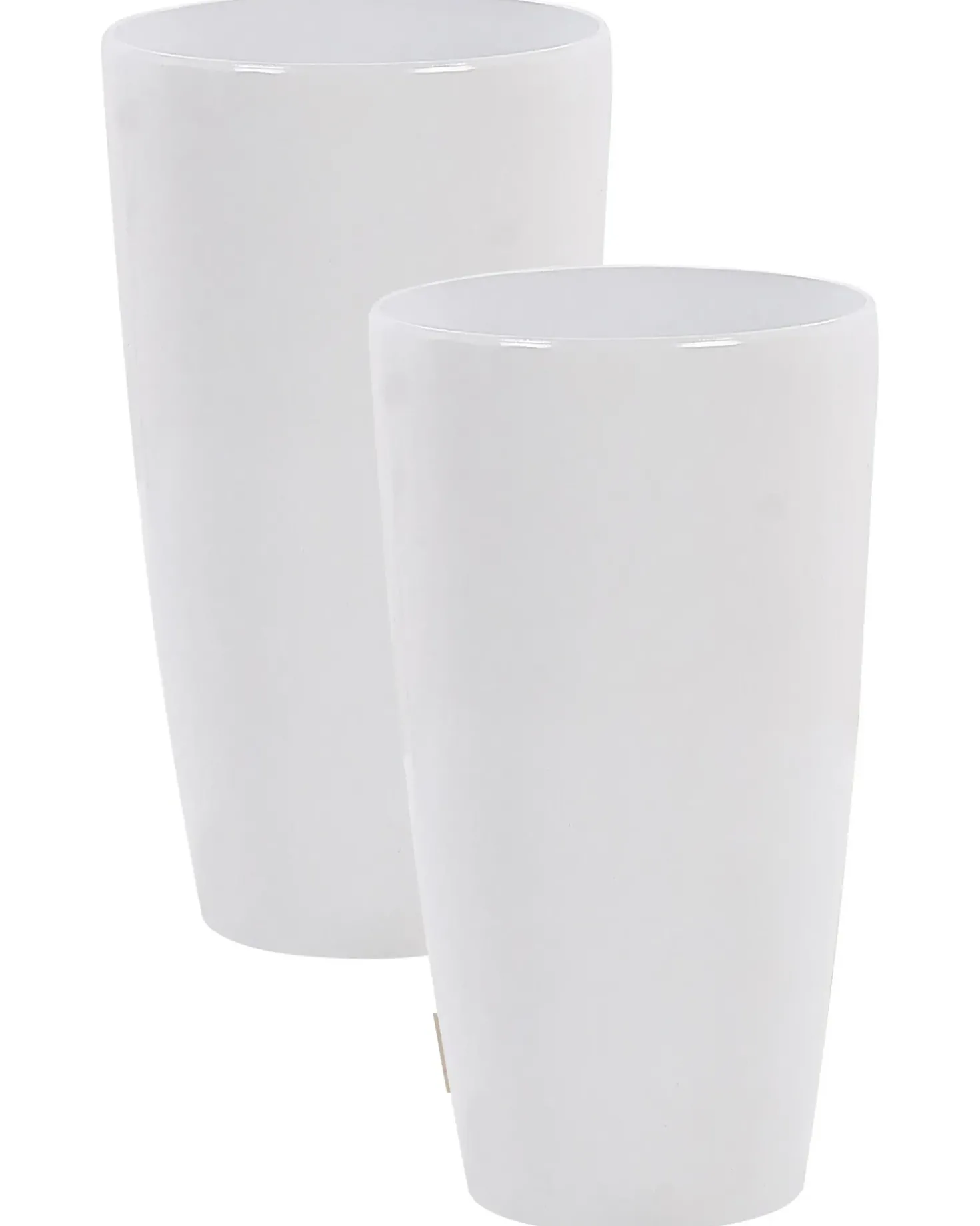 Set di 2 vasi per piante TSERIA 32 cm Bianco