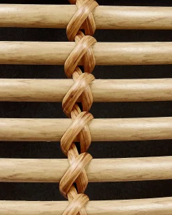 Set di 2 vasi rialzati per piante BORAGO Rattan sintetico (PE) 20/21 cm Naturale
