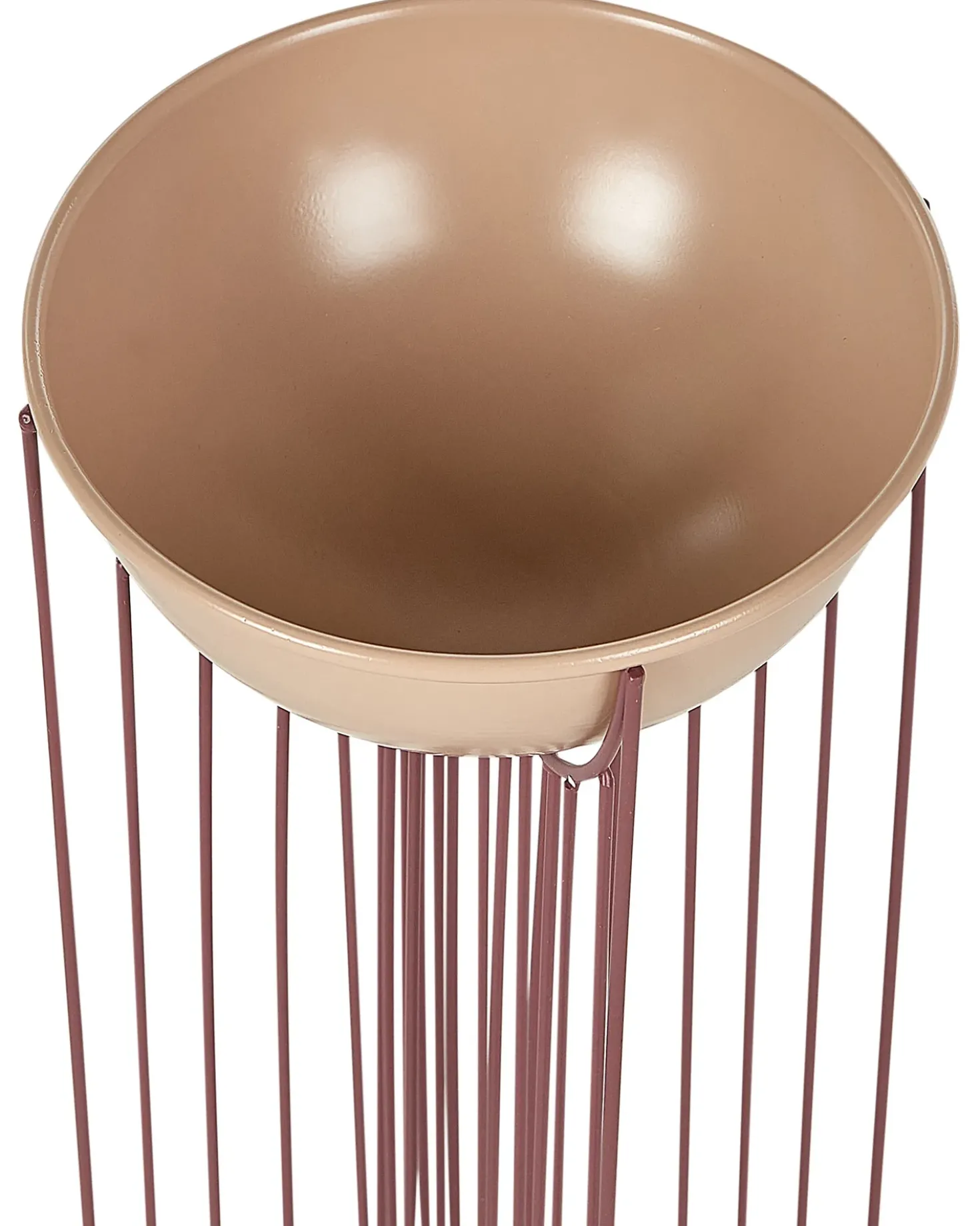 Set di 2 vasi rialzati per piante FICARIA Metallo 22 cm Rosa
