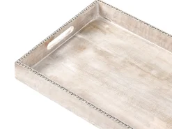 Set di 2 vassoi da portata QUENA Legno di mango Marrone chiaro