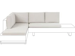 Set di copricuscini per esterni LANCIANO Bianco sporco